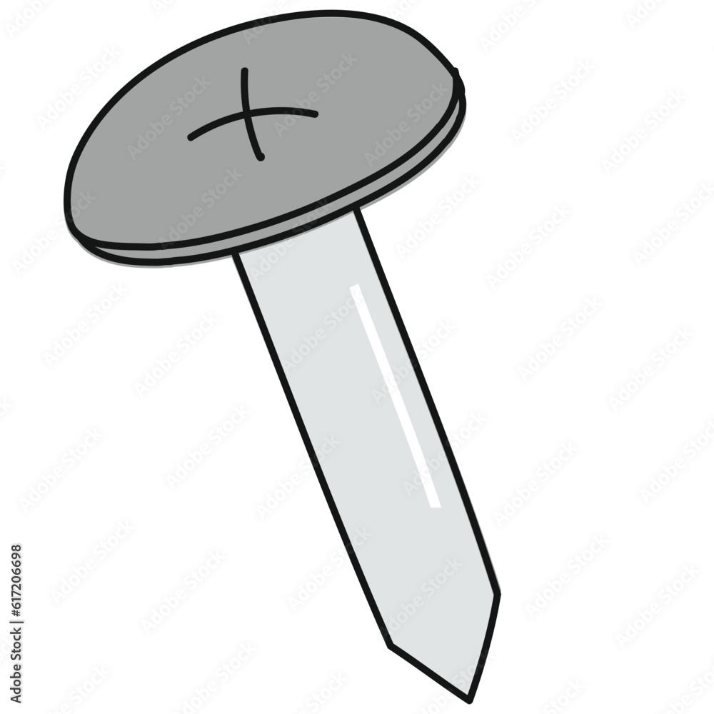 nails enginering tools hand drawn vector element nails enginering tools hand drawn vector element