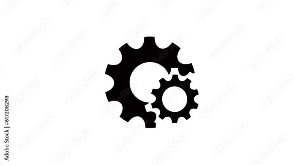gear rotating animation background gear rotating animation background