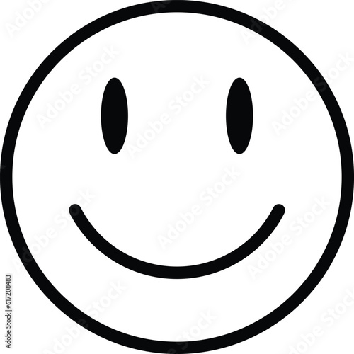 Smile emoji icon . Laughing emotion icon. Fun, face vector. Humor icon . Positive symbol