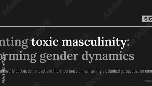 Toxic masculinity mention on headlines of online news publications