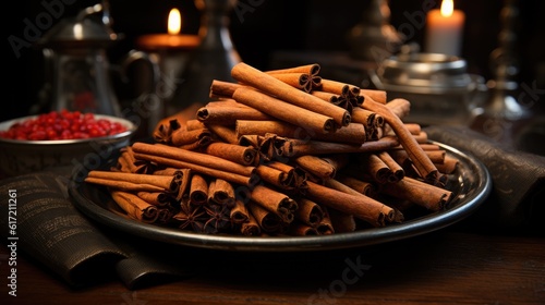 cinnamon sticks and anise