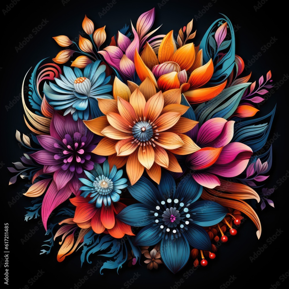 abstract floral background abstract floral background