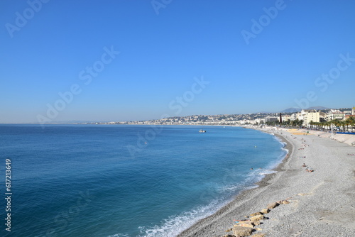 Fototapeta Naklejka Na Ścianę i Meble -  Beautiful and sunny French Riviera in Nice 1