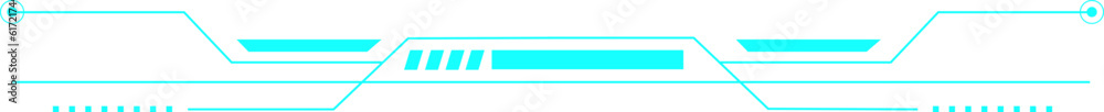 Futuristic Tech Line Element Futuristic Tech Line Element