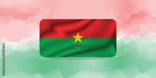 Happy Independence Day of Burkina Faso, illustration background design, country theme photo