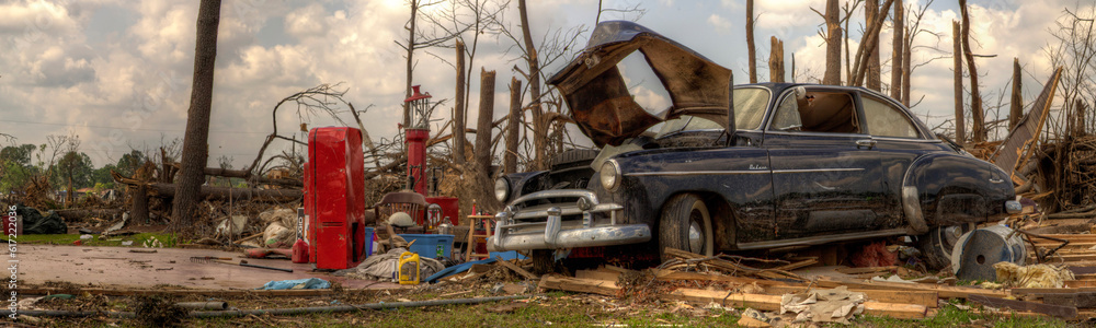 Tornado Damage in Pleasant Grove, Alabama, 2011