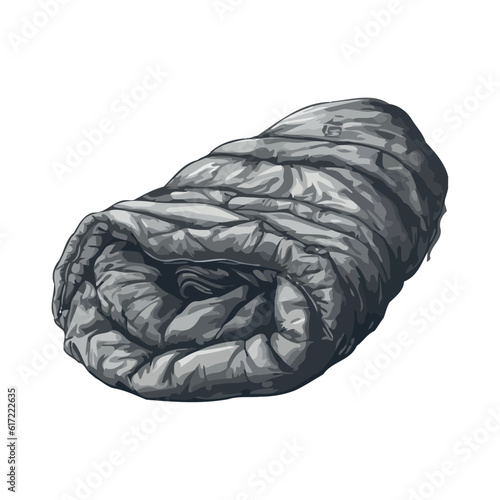 sleeping bag design illustration