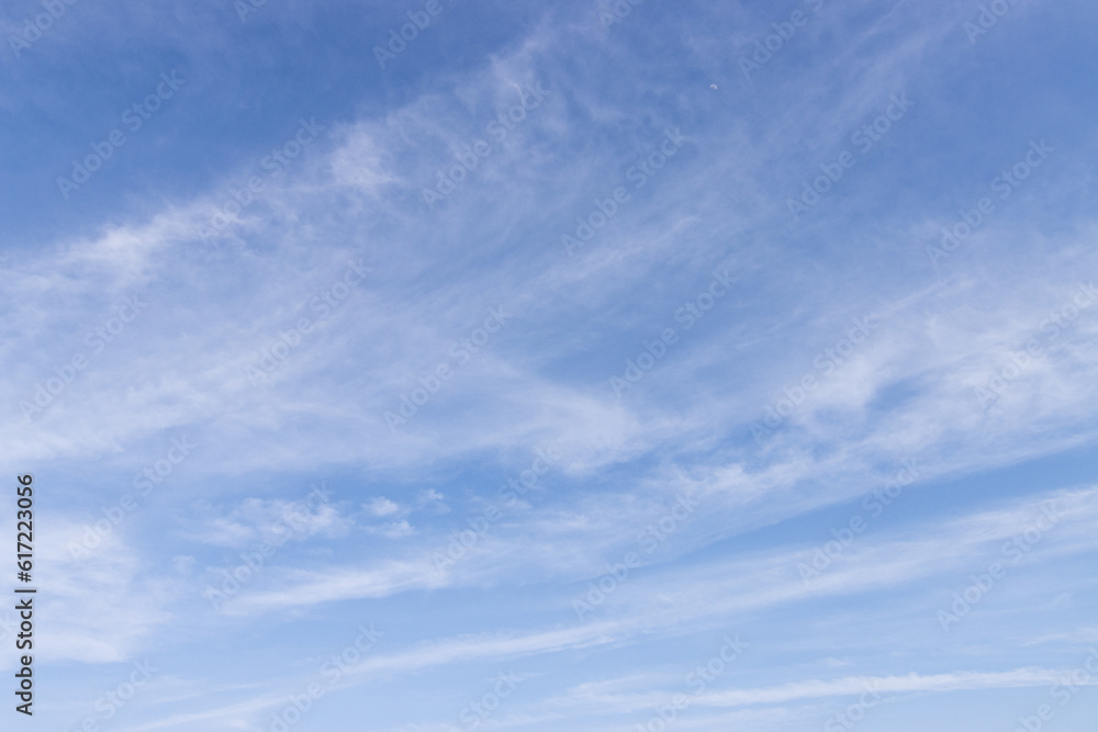 Transparent blue sky with clouds and atmospheric afternoon. Transparent blue sky with clouds and atmospheric afternoon.
