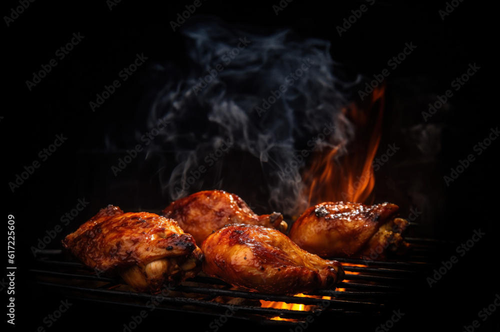 Grilled Chicken created with Generative AI technology Grilled Chicken created with Generative AI technology