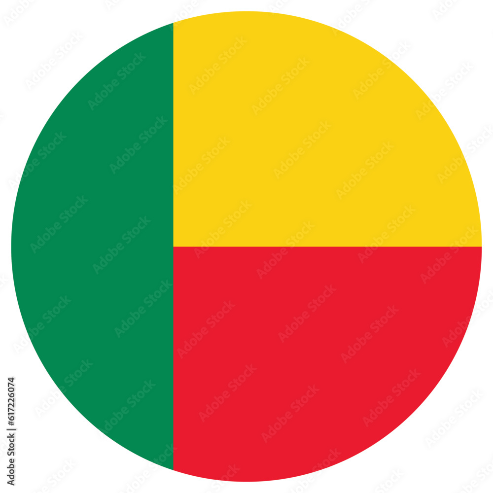 Benin flag design shape. Flag of Benin design shape Benin flag design shape. Flag of Benin design shape