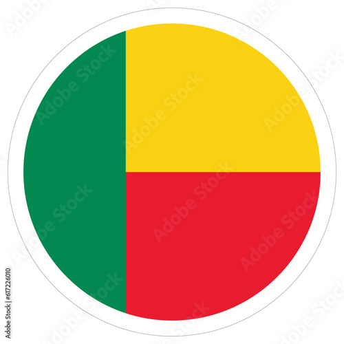 Free Download Benin flag design shape. Flag of Benin design shape  - GFXLoad