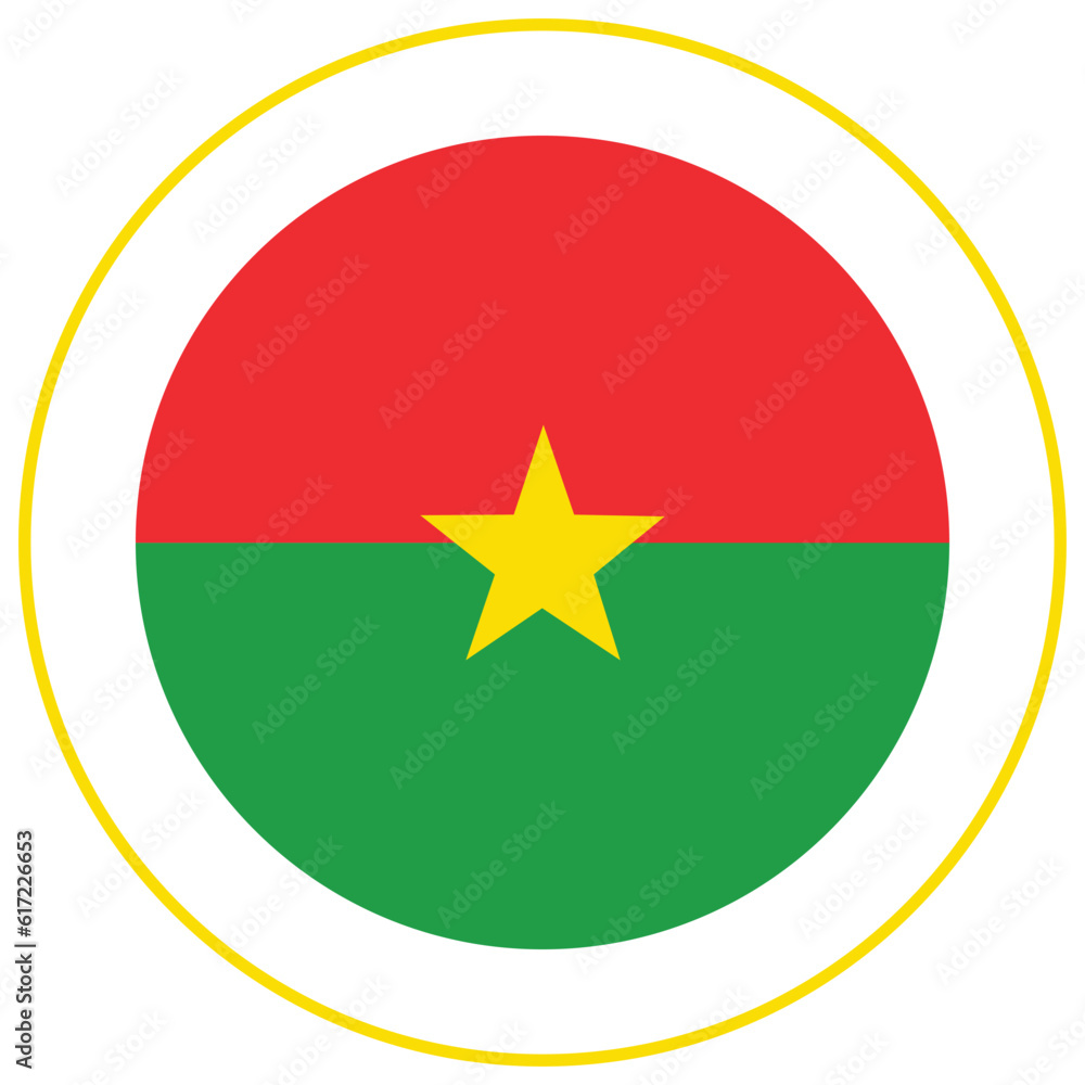 Burkina Faso flag. Flag of Burkina Faso shape Burkina Faso flag. Flag of Burkina Faso shape