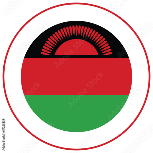 Free Download Flag of Malawi design shape. Malawi flag shape.  - GFXLoad