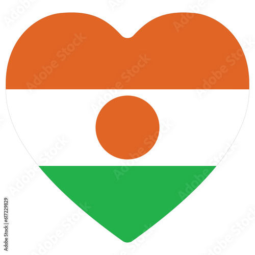 Free Download Niger flag shape. Flag of Niger design shape.  - GFXLoad