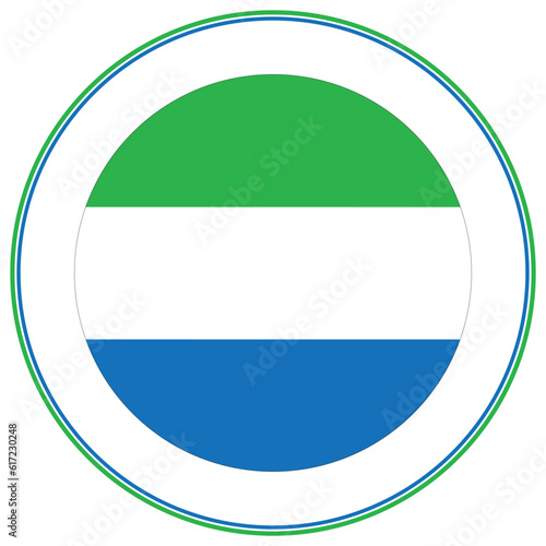 Free Download Sierra Leone flag design shape. Fag of Sierra Leone icon - GFXLoad