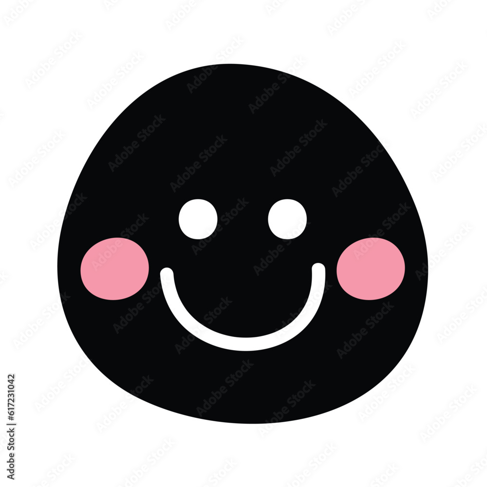 Fototapeta premium moji icon feeling smile sad 