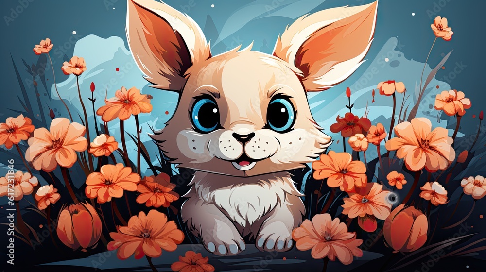 easter bunny with easter eggs easter bunny with easter eggs