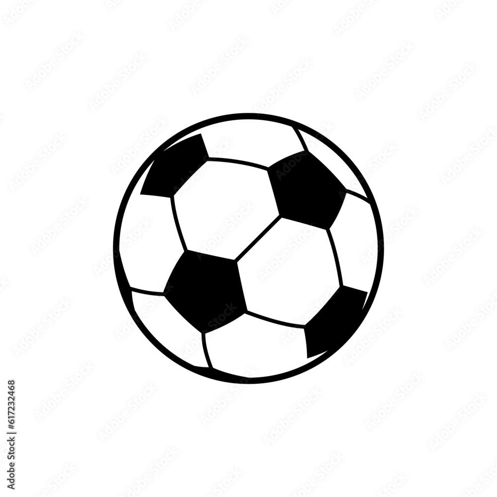 Fototapeta premium Soccer ball icon vector design templates simple and modern