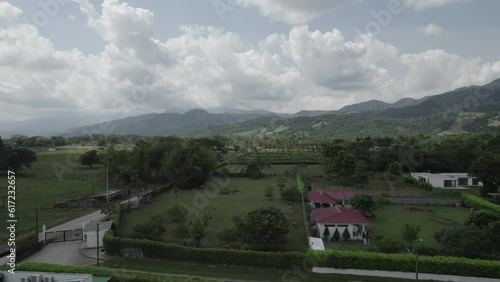Footage drone Town of Villa de Leyva, Colombia