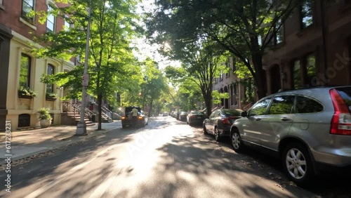 Video footage of streets of Philadelphia