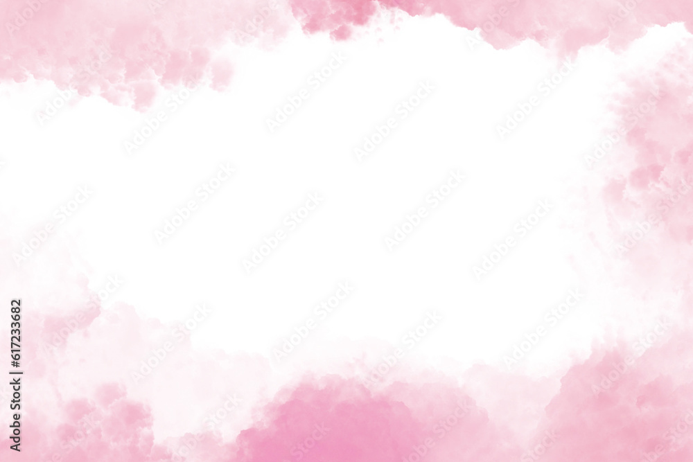 Pink watercolor backgrounds painted use for a wedding, valentines and Mother’s Day card, poster backdrop, and other illustrations work
