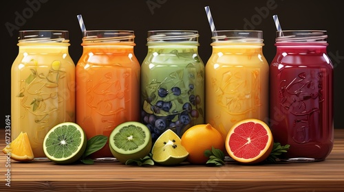juice and fruits