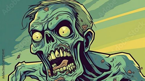 zombie vector illustraation photo