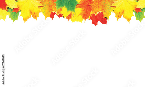 autumn leaves frame