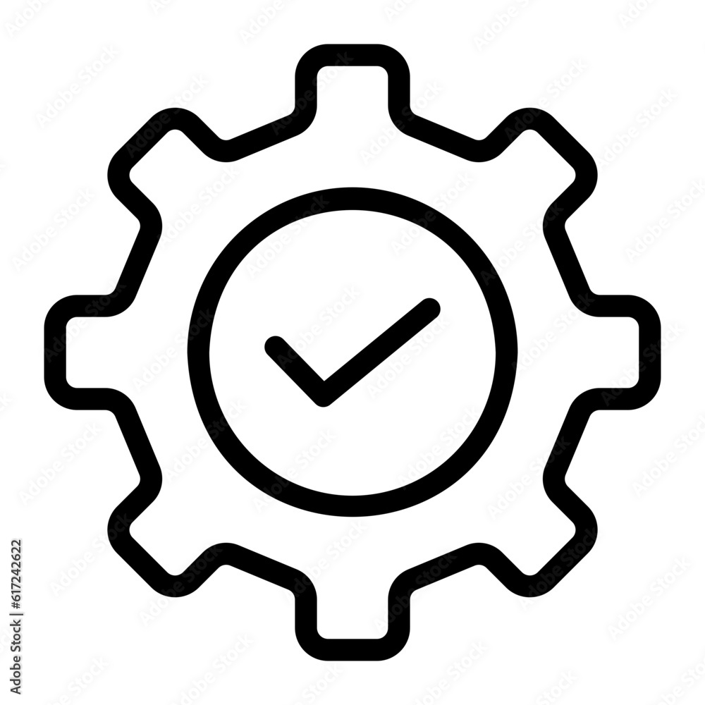 Obraz premium problem solving line icon