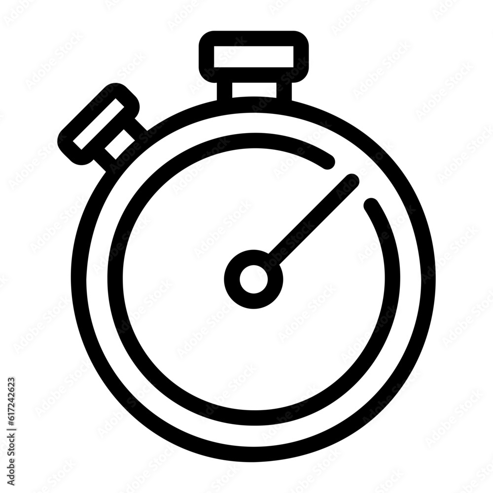 stopwatch line icon stopwatch line icon