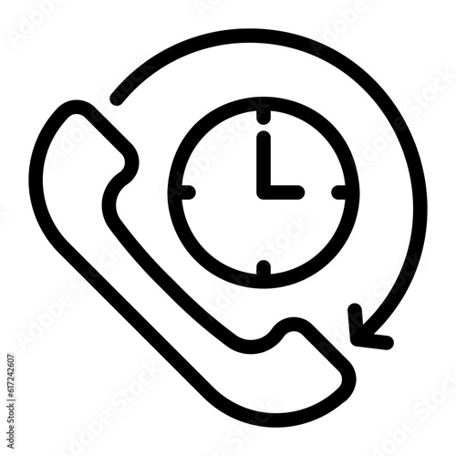 phone call line icon