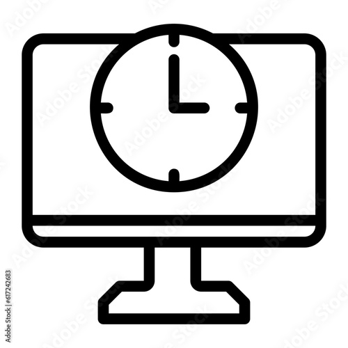 working time line icon