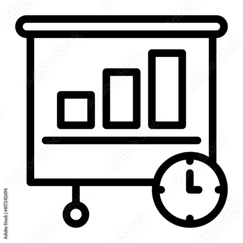 working time line icon