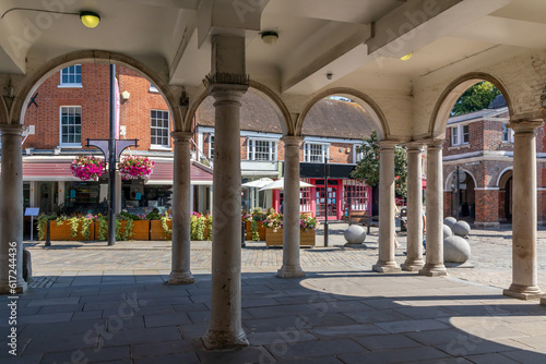 Church Square from underneath the Cornmarket, High Wycombe, photo