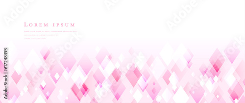 Abstract background with many diamonds (pink)