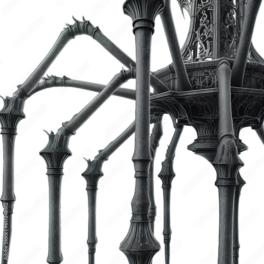 spider architecure, cropped abstract spider architecure, cropped abstract