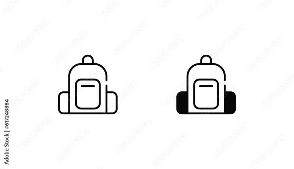 Bag Icon set. Vector stock illustration. Bag Icon set. Vector stock illustration.