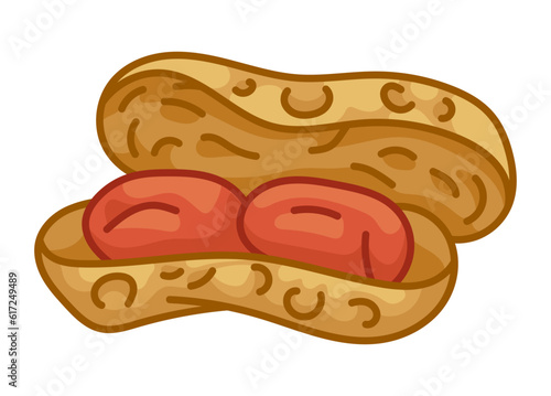 Peanut Nut Sticker