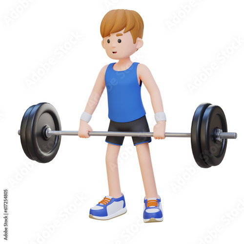 3D Sportsman Character Building Strength and Power with Deadlift Workout