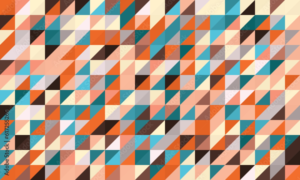Abstract Geometric Wallpaper Seamless Pattern. Abstract Geometric Wallpaper Seamless Pattern.
