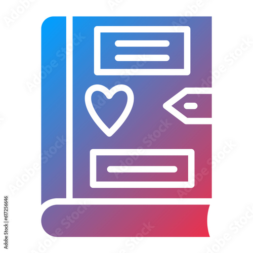 Vector Design Diary Icon Style