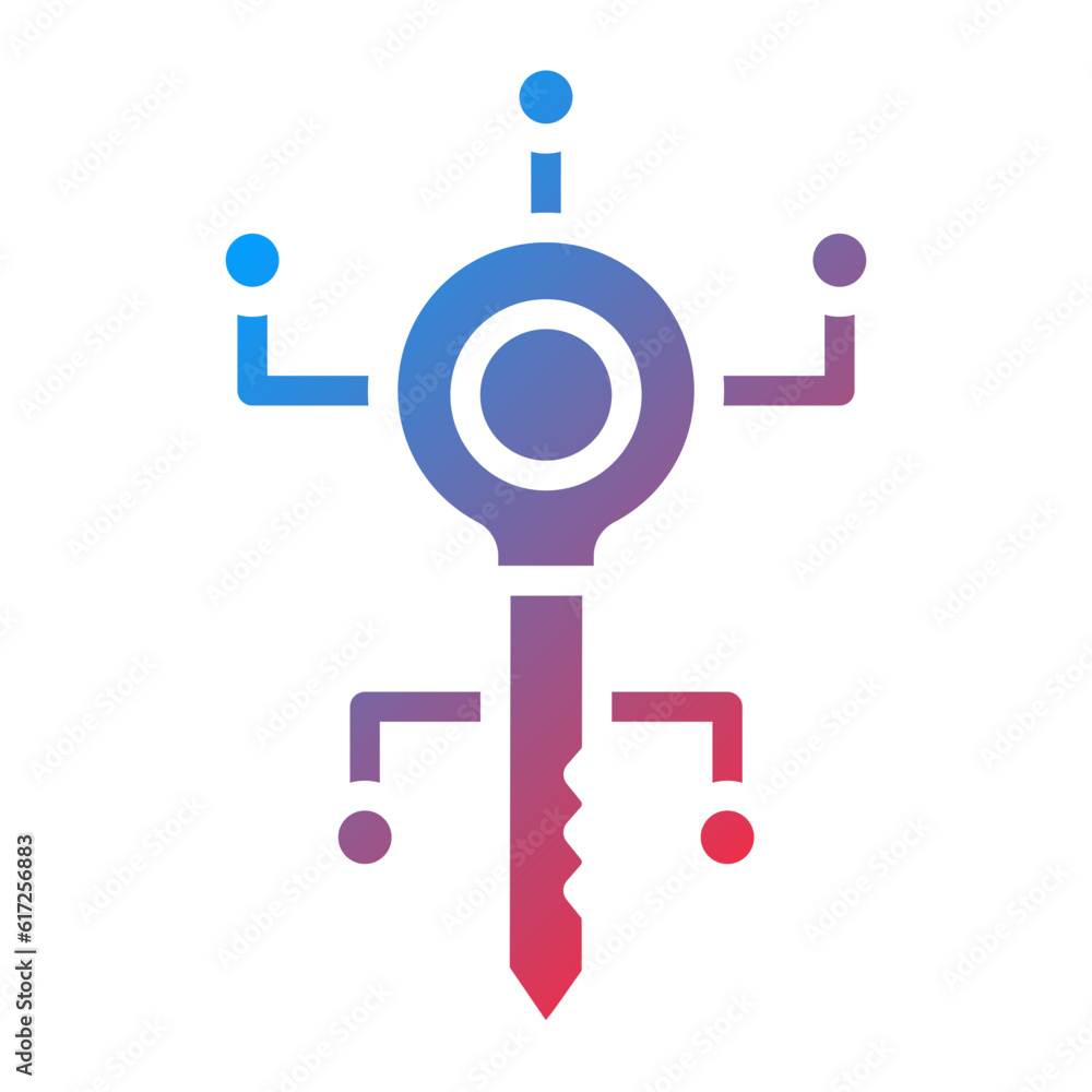 Vector Design Key Encryption Icon Style Vector Design Key Encryption Icon Style