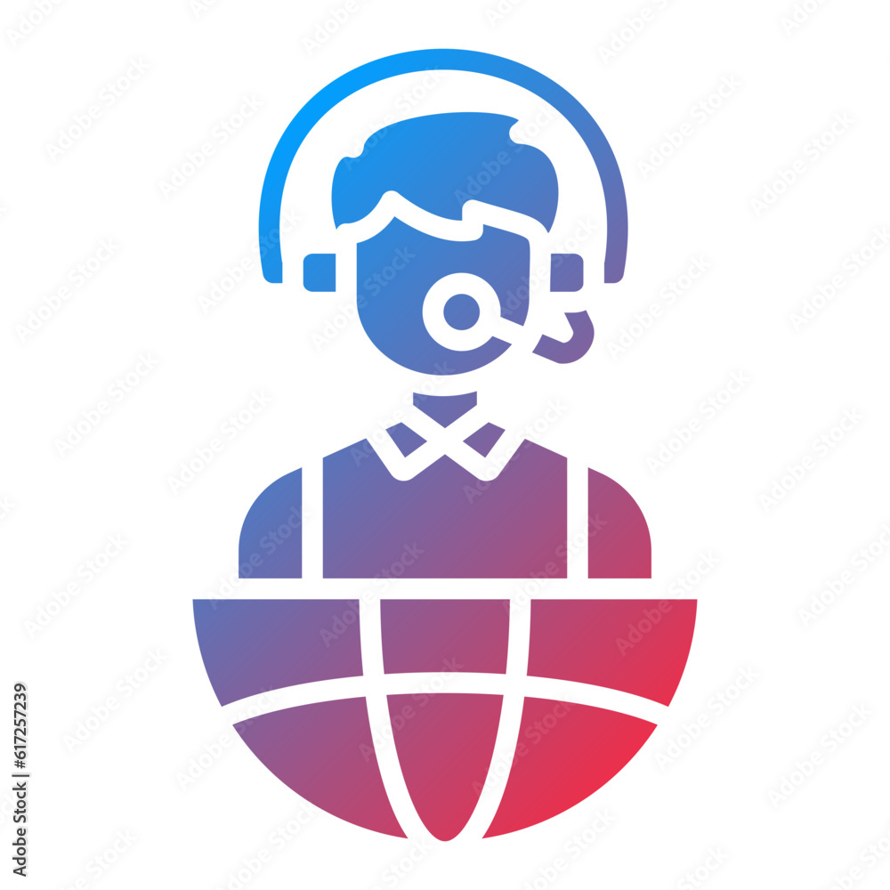 Vector Design Interpreter Icon Style Vector Design Interpreter Icon Style