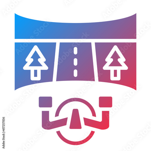 Vector Design Motion Simulator Icon Style