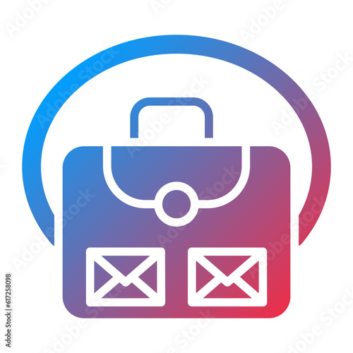 Vector Design Mail Bag Icon Style