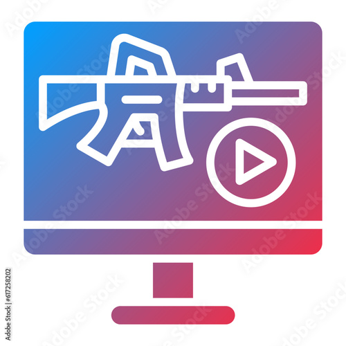Vector Design Livestream Icon Style