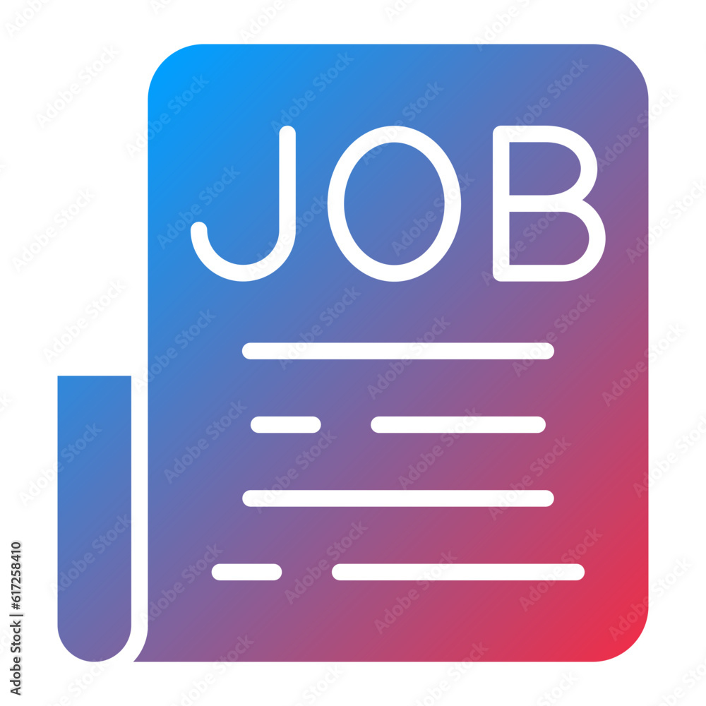 Vector Design Job Vacancy Icon Style Vector Design Job Vacancy Icon Style