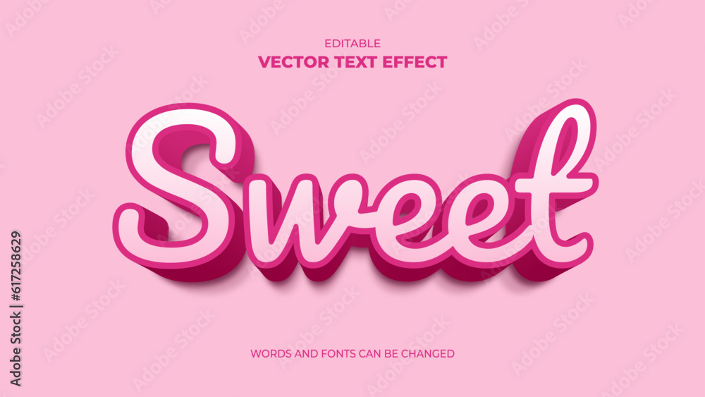sweet pink editable text effect sweet pink editable text effect
