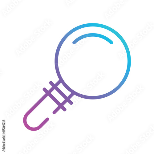 Magnifire Icon. Vector stock illustration.