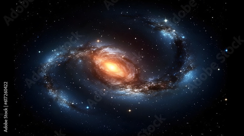 space galaxy background created with Generative AI